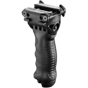 Tactical Pivoting Quick Release Vertical Foregrip with Integrated Adjustable Bipod - Gen 2 - Black