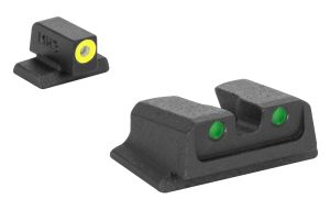 ML41766Y HYPER-BRIGHT™-FIXED-PISTOL-SET-S&W M&P FULL SIZE- Y RING/G